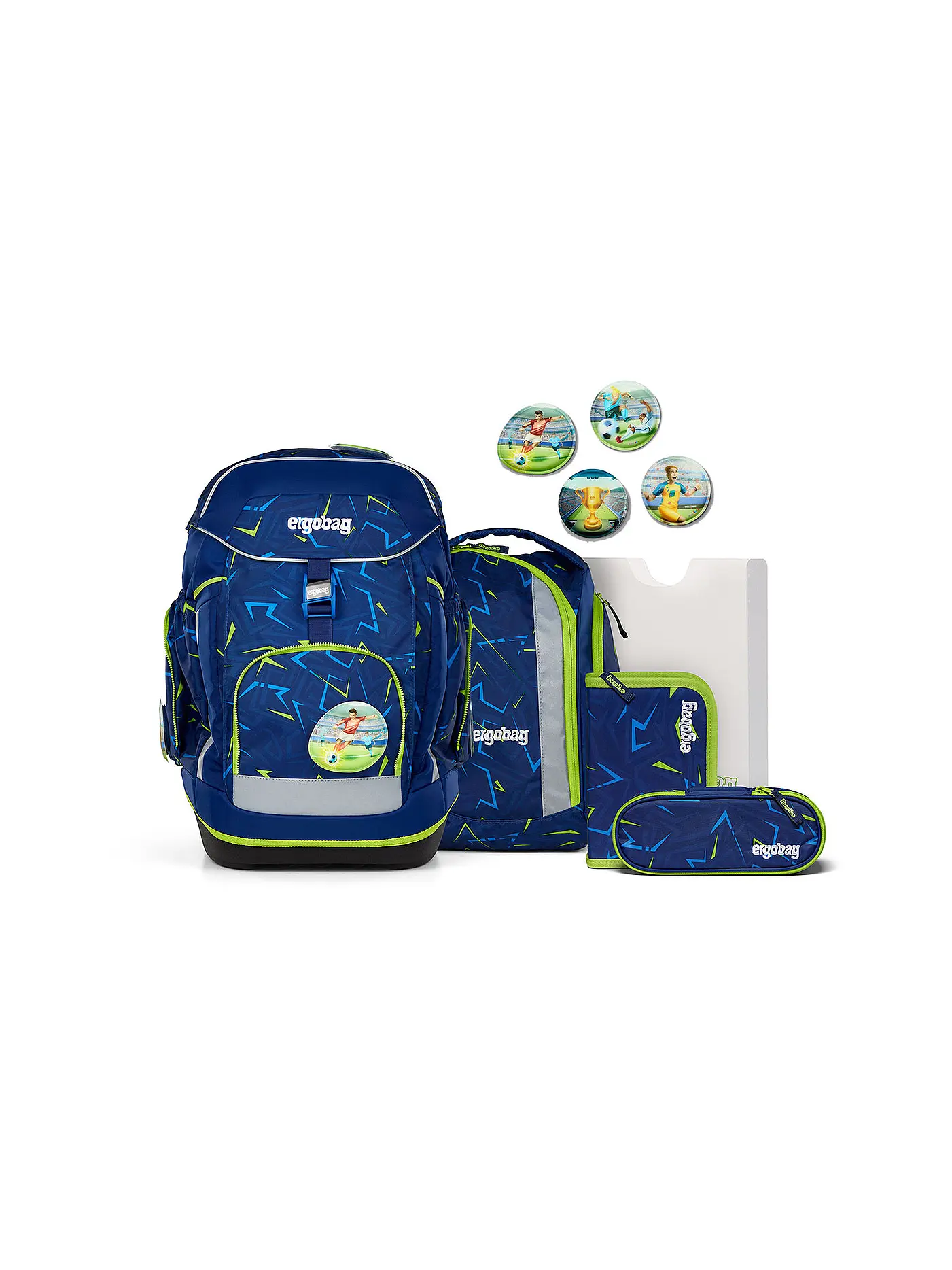 ERGOBAG | Schultasche Set 6tlg MAXI SpitzenbreitBär | 